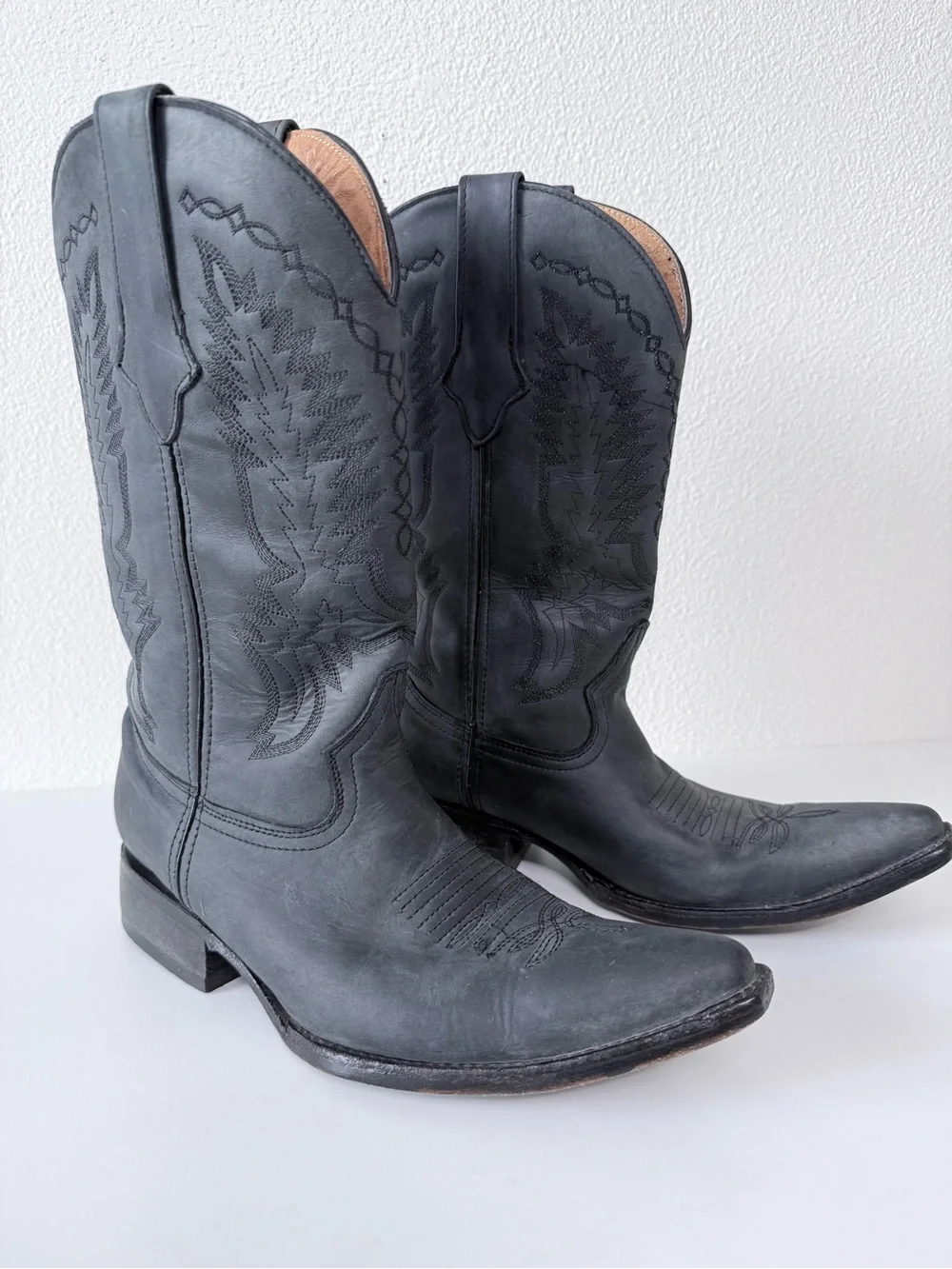 Vintage Chaparral Leather Boots US Men’s 9-Lemonwood Pegged Sole | León, Mexico